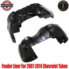 Front Inner Fender Liner Set Fits For 2007-14 Chevrolet Avalanche&Suburban Tahoe