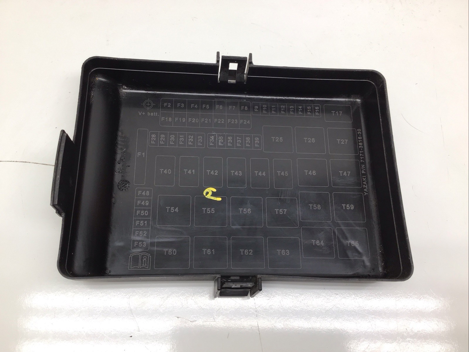 14-17 Maserati Ghibli S Front Fuse Relay Box Cover Trim Oem