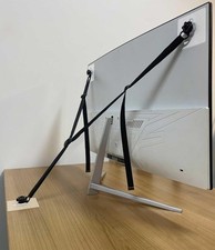 OeckuXIY 1 Pack Adjustable TV Safety Straps, No-Drill Anti-Tip Furniture Anch...