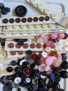 200 Buttons Vintage from Estate Collection