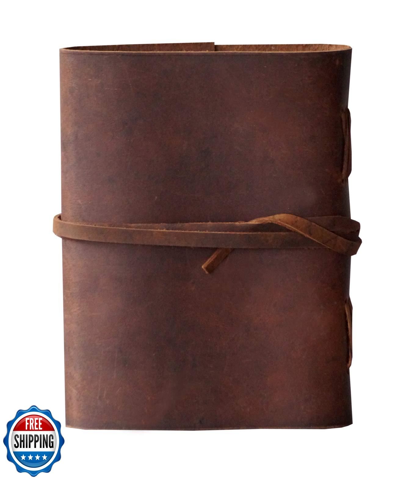 AGWANI HANDICRAFT Wolf Leather Journal Embossed Bound - Writing N | eBay