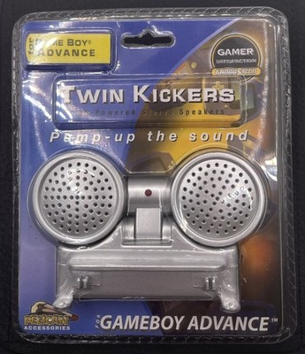 Game Boy Advance Twin Kickers Pelican Accessories Platinum Silver  New Sealed