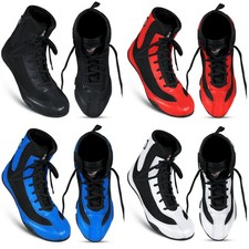 Kick Boxing Shoes Fighting Sports Master Training cowhide leather boots