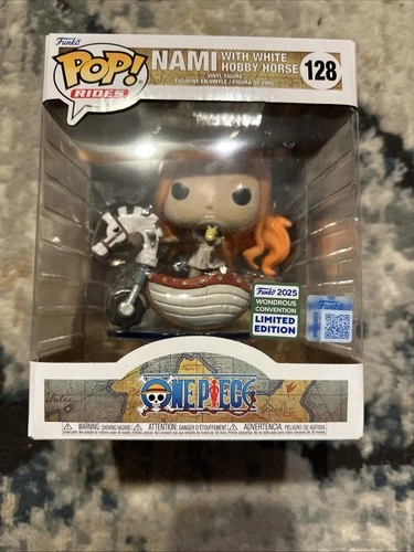 Funko Pop! Rides Deluxe: One Piece - Nami with White Hobby Horse - WonderCon