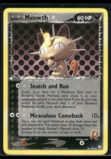 Rocket's Meowth Uncommon Team Rocket Returns 46/109 NM on eBay