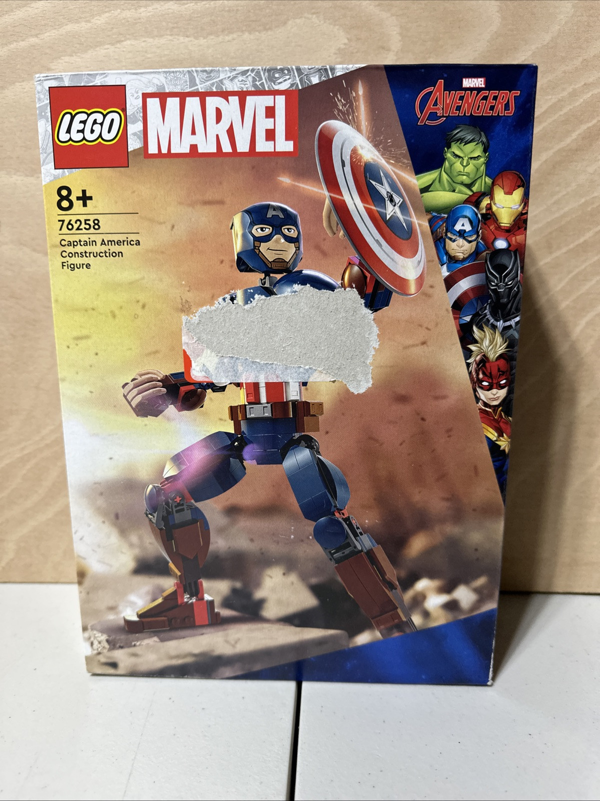 LEGO Marvel: Captain America Construction Figure (76258) - NEW/BOXED/SEALED - Image 2