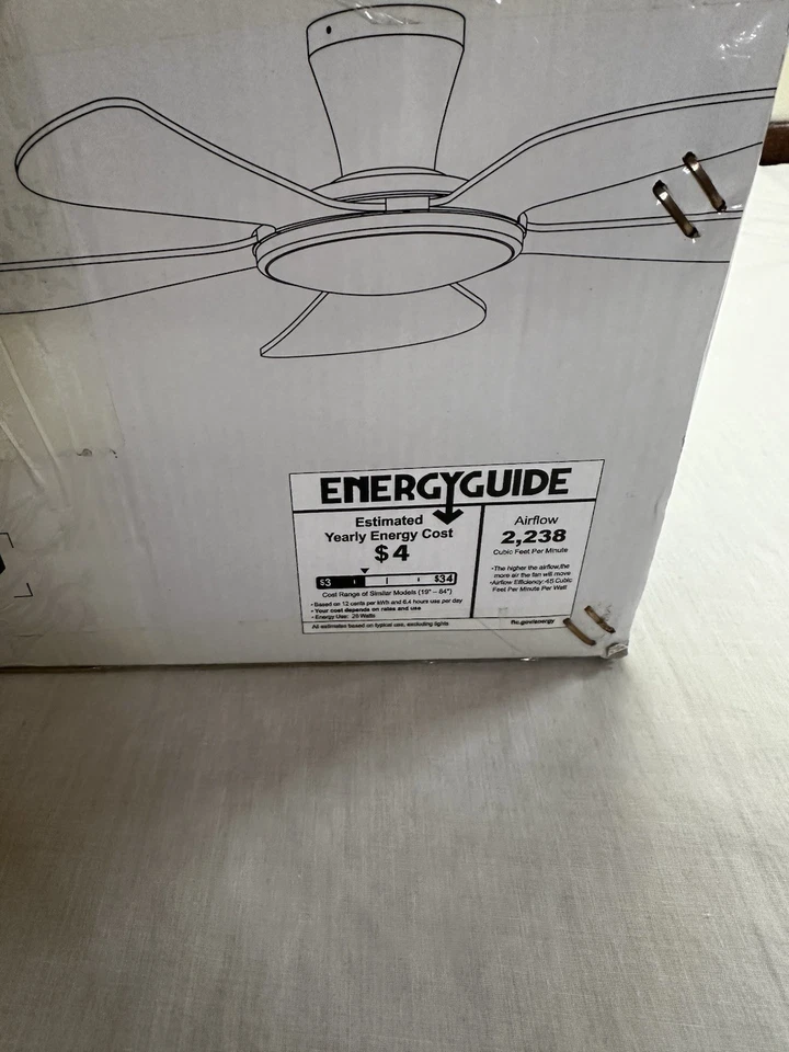 Phorus 48" LED Light 5-Blades Ceiling Fan - Image 2 of 4