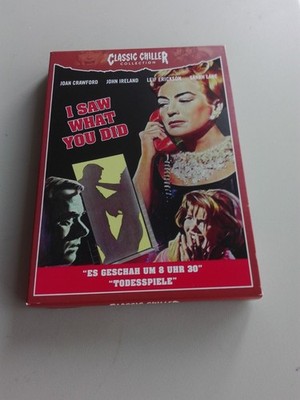 I SAW WHAT YOU DID - Es geschah um 8 Uhr 30 - Joan Crawford BLU-RAY