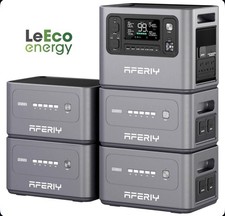 AFERIY P280 Portable Power Station 2800W Plus P280-B Expansion Battery 2048Wh X4