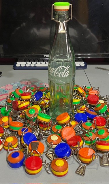 75 Swing Style Flip Top Caps & Bails Caps For Beer, Soda Bot