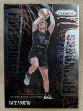 Kate Martin 2025 Panini Prizm WNBA Fireworks #10 Golden State Valkyries