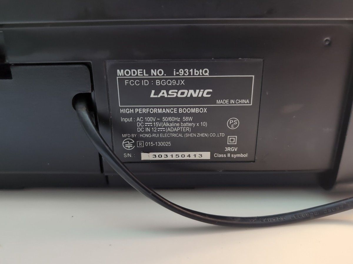 Lasonic i931bt ジャンク Lasonic Boombox i931 BT | eBay