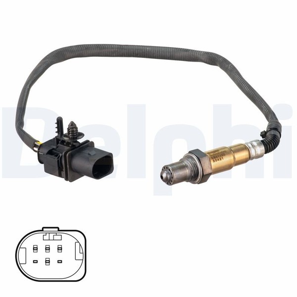 Vor Katalysator Delphi ES21355-12B1 Lambdasonde FüR Hyundai,Kia-image