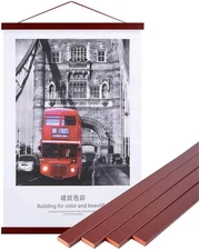 Magnetic Poster Hanger, 8x10 8x20 8x11 Poster Frame Wood Wooden Magnet Print Pos