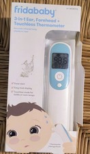 Fridababy 3-in-1 Ear, Forehead Touchless Thermometer Brand New