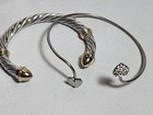 Vintage Now Silver Tone Bracelet Lot DISNEY AVON, SARAH COVENTRY ORIGAMI OWL  — photo 10
