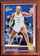 2025 Panini Donruss WNBA Kalani Brown #84 Red Shimmer /399 Dallas Wings