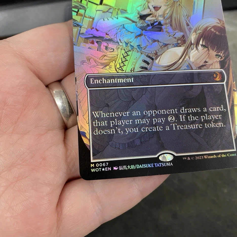 MTG Smothering Tithe (Anime Borderless Foil) Light Play LP SEE PHOTOS - Image 2 of 4