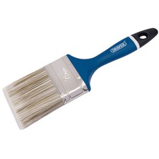 Image of Draper Soft Grip Handle Paint Brush Painting Stainless Steel Ferrule 75mm 3"