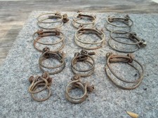 11 Vintage Old Car Truck 2 Wire Radiator Heater Hose Clamp 2 1 12 Free Ship