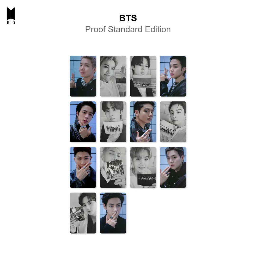 BTS Proof Standard Edition Official Photocard KPOP Special Gift | eBay
