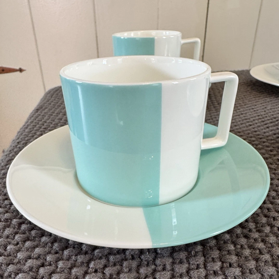 Tiffany & Co. Blue Band スープカップ4客【ヴィンテージ】 Tiffany & Co. Blue Band スープカップ4客【ヴィンテージ】 Tiffany