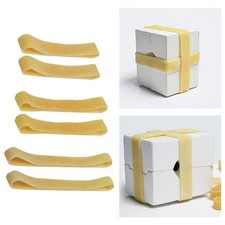 2 Pieces Elastic Rubber Casting Strap Pottery Tools Equipment Manual Fixed