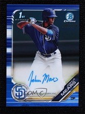 2019 Bowman Draft Chrome Pick Blue Refractor /150 Joshua Mears #CDA-JM Auto 07d9