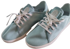 OluKai Women's Pehuea Li Blue White Textile Low Top Athletic Sneakers W7.5