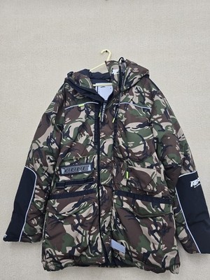 A Bathing Ape Down Jacket Camo Relaxed Fit Mens Size