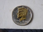 DANBURY MINT 2014 KENNEDY HALF DOLLAR 24K GOLD & .999 SILVER PLATED COIN