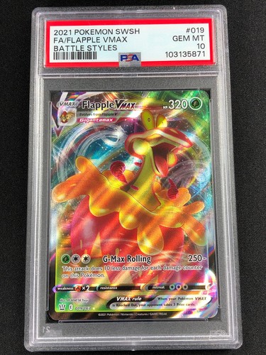 Flapple VMAX graded PSA 10 for sale on eBay