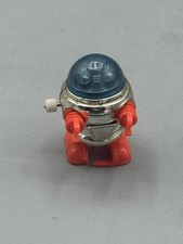Vintage Tomy 1977 Orange  Blue Lost in Space Wind Up 2" Robot DAMAGED