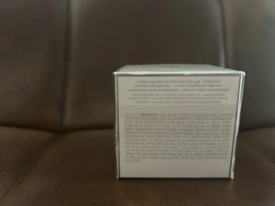 ¡Sellado! Crema reviviente Giorgio Armani Crema Nera Supreme 15 ml/0,5 fl. oz caducidad 2027 Foto 3 de 4