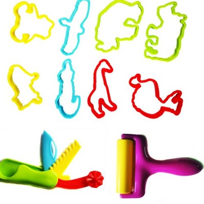  42PCS DIY Colored Clay Kit Farbige Schlammformen Plastilinform Set Clay Art