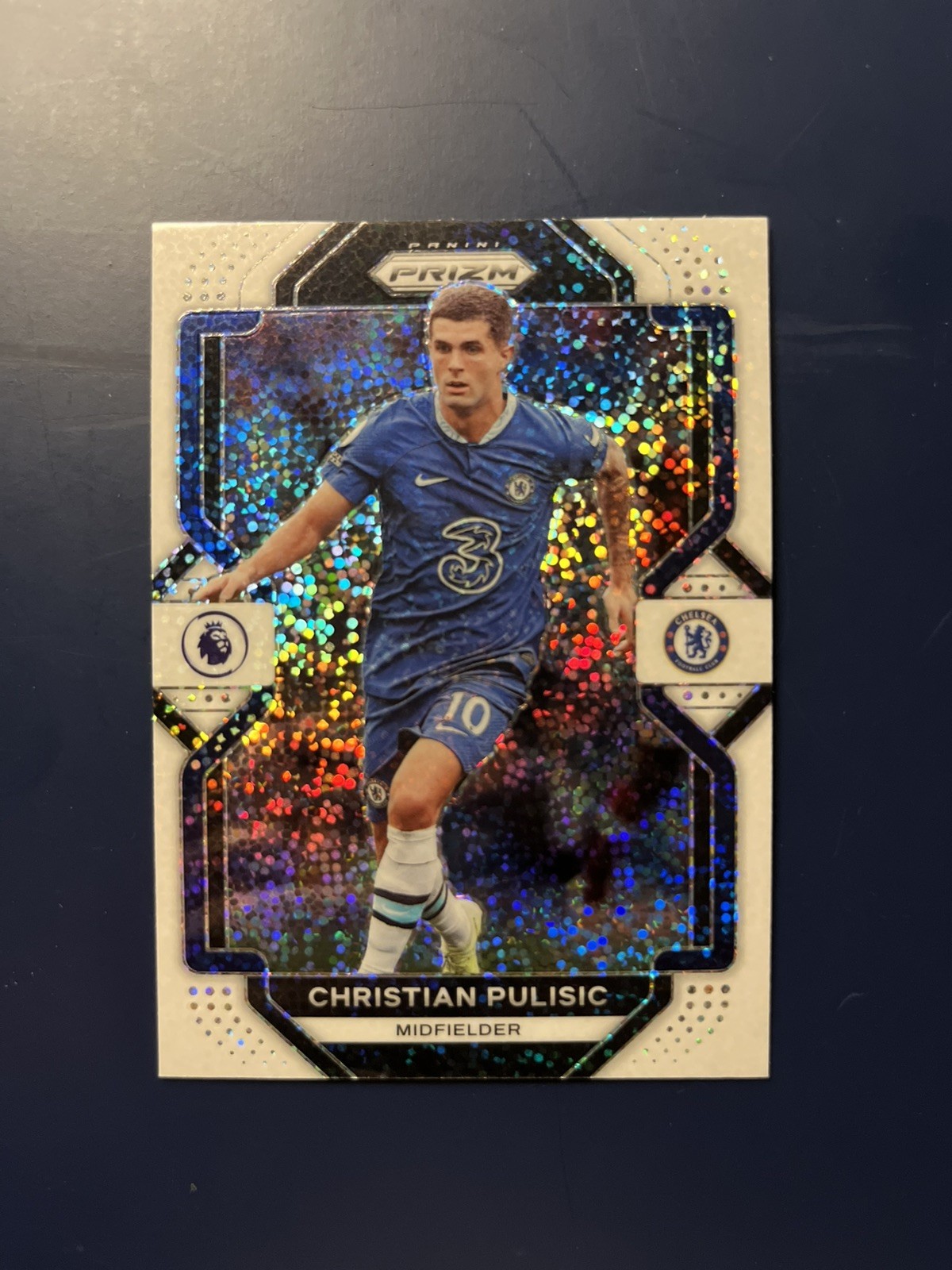 2022-23 Panini Prizm Premier League - Christian Pulisic #118 White Sparkle Prizm