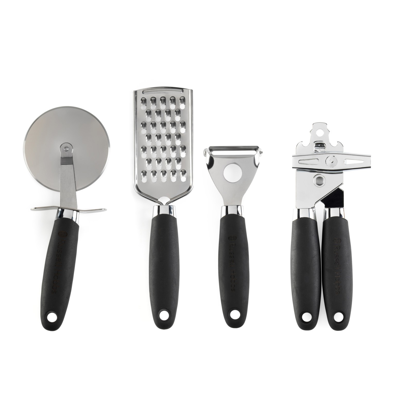 Russell Hobbs Kitchen Gadget 4Piece Set Hanging Hook Soft Touch Easy Clean…