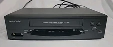 Daewoo DV-T5DN VHS VCR 4 Head Video Cassette Recorder Tested Working No Remote