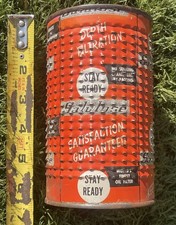 Vtg 1950s 1960s Salulose Directional Louvers Oil Motor Cleaner Filter Canister Vtg 1950s 1960s Salulose Directional Louvers Oil Motor Cleaner Filter Canister