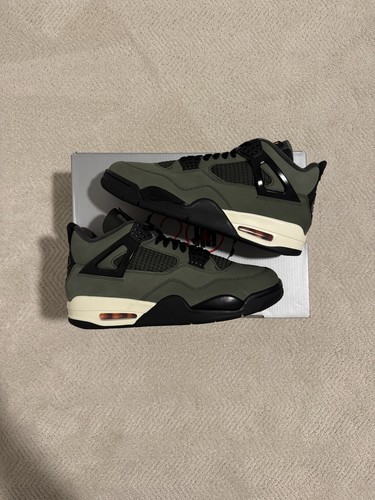 Size 10 - Undefeated x Air Jordan 4 Retro 2025 Green