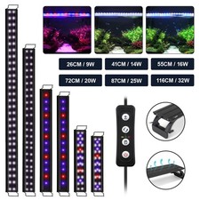 hygger 18 24 30 36 46" Full Spectrum Fish Tank Light 3 Color Modes Timer
