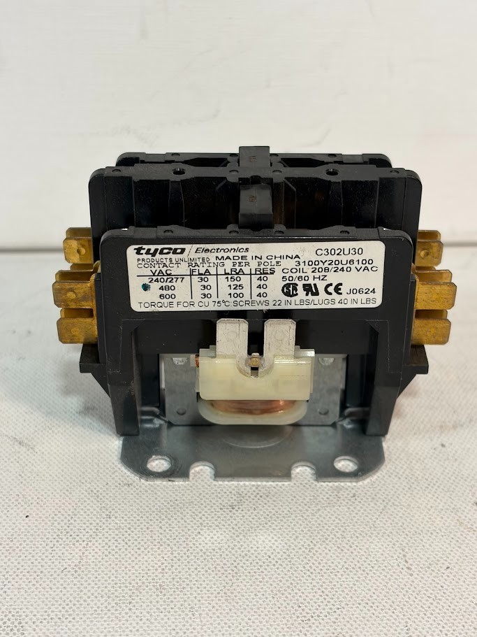 Used - Arrow Hart Controls/Tyco Electronics   C302U30  208/240V AC Coil   30FLA