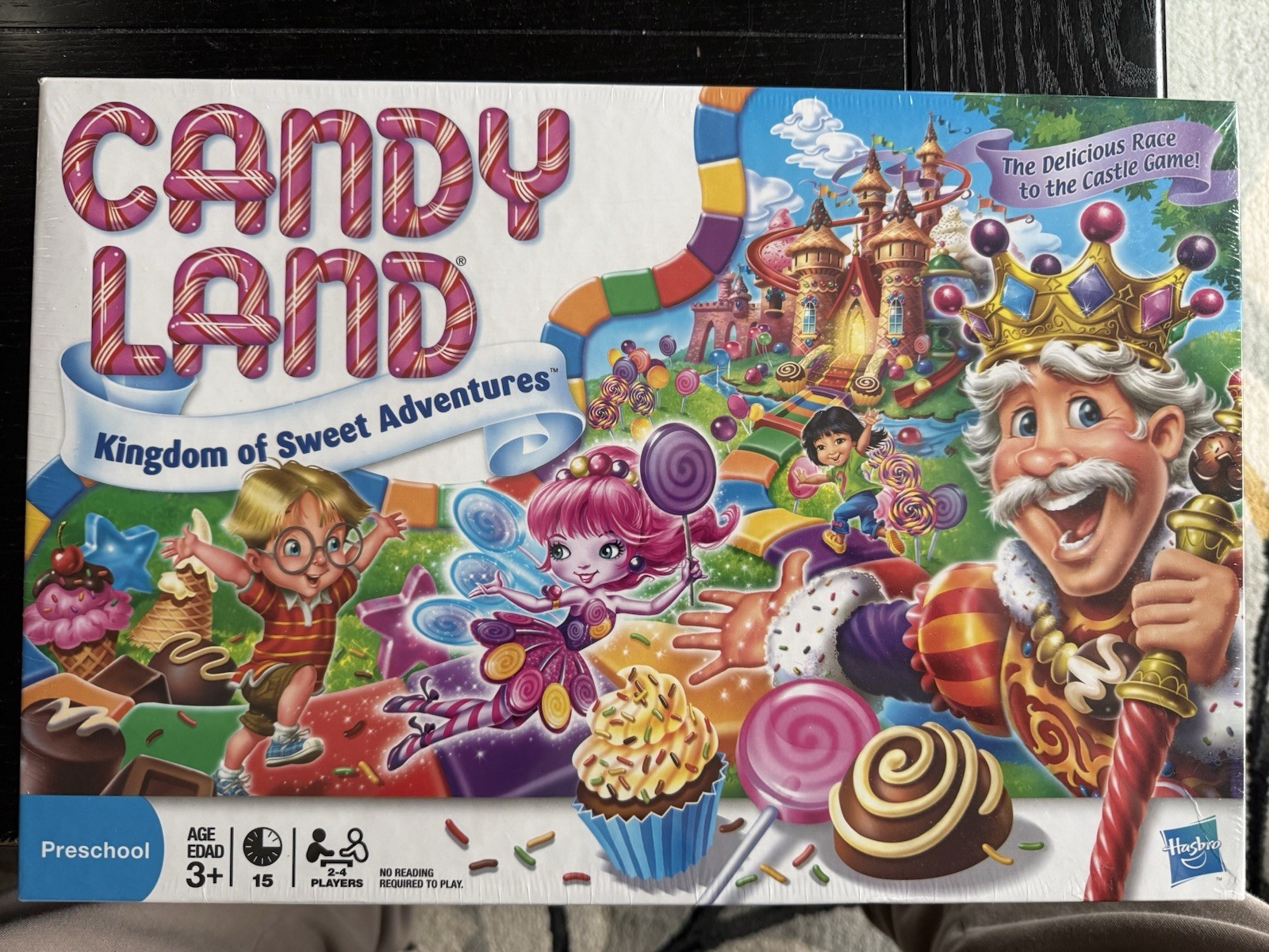 Hasbro Gaming Candy Land Kingdom of Sweet Adventures Board Game for Kids, Ages 3