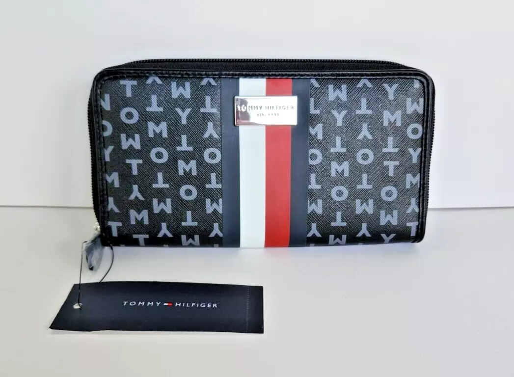 Tommy hilfiger logo wallet sale