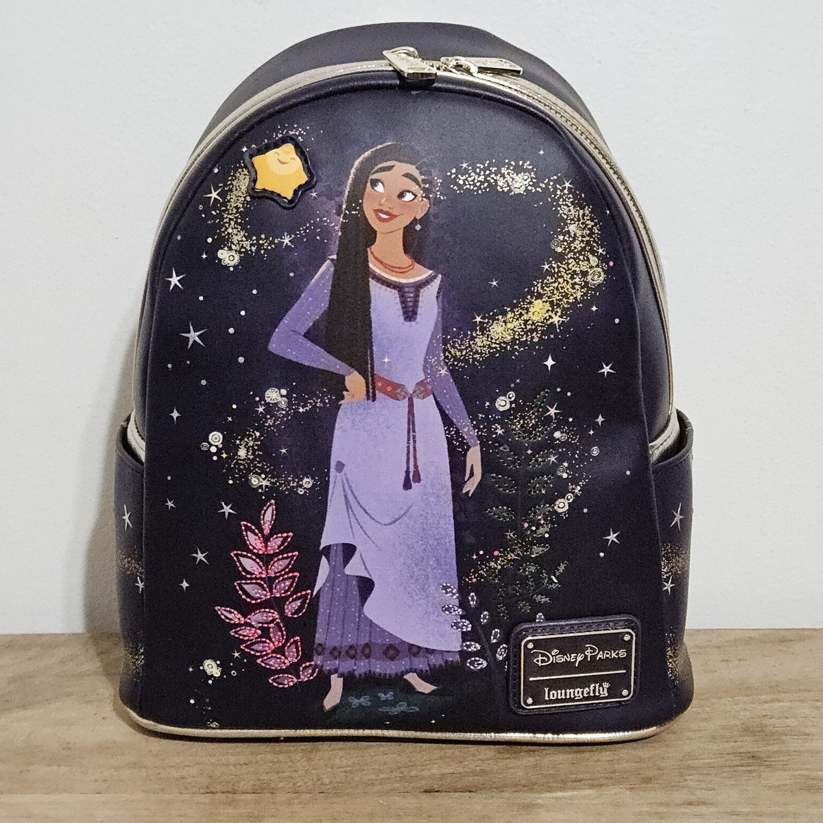 Disney Loungefly Wish Asha Star Mini Backpack New Loungefly Disney Parks Wish Asha Star Mini Backpack main image 2