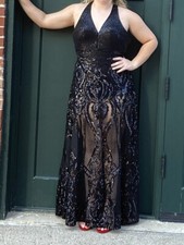 Black Alyce Prom Dress Size 8