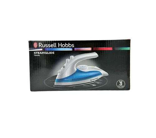 Russell Hobbs Steam Iron Glide Travel Iron Stainless Steel Home Portable Iron