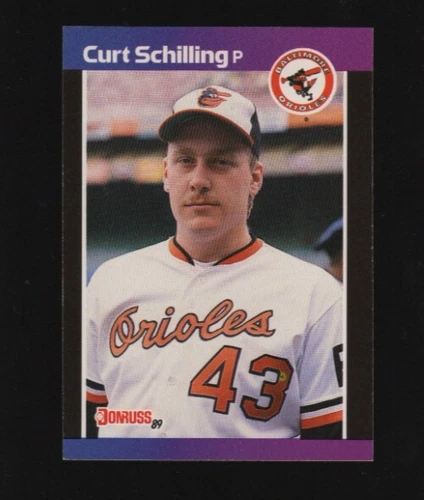 1989 Donruss - Curt Schilling #635 *Denotes* Next to PERFORMANCE (RC) MLB Rookie