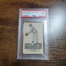 1917 E135 Collins McCarthy #182 Jim Walsh PSA 2 Boston Red Sox (hc15onb17)