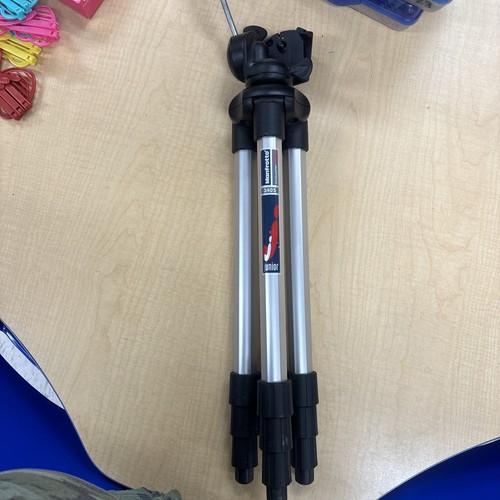 MANFROTTO PPhoto Camera Video TRIPOD 3405/ 390 HEAD& RCAtripod - Picture 6 of 14